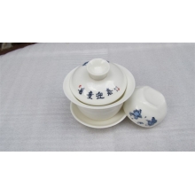 御剑窑之玉瓷盖碗茶具