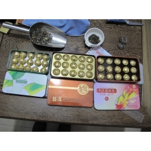 东莞铁盒厂 普洱小金沱铁盒包装，金托铁盒生产。